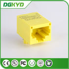 Yellow Color 100 Base - TX Unshielded Rj45 Modular Jack DGKYD111B002IWB1D